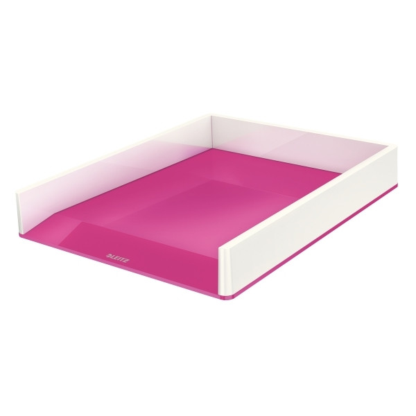 Leitz 5361 WOW Bandeja para cartas bicolor rosa/blanco 53611023 226036 - 1