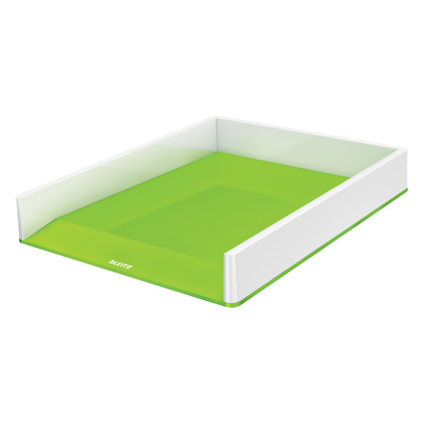 Leitz 5361 WOW Bandeja para cartas bicolor verde/blanco