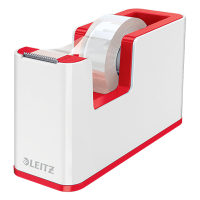 Leitz 5364 WOW soporte para cinta adhesiva blanco/rojo 53641026 227657