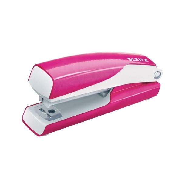 Leitz 5528 WOW mini grapadora rosa metalizado (10 hojas) 55281023 226012 - 1