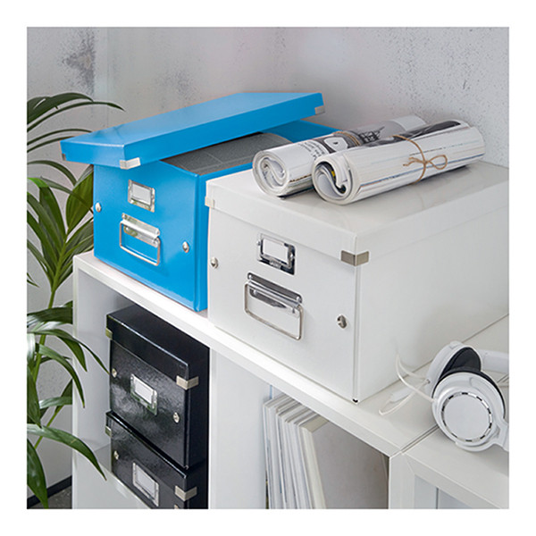 Leitz 6041 WOW Caja CD Azul Metálico 211128 - 4