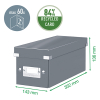 Leitz 6041 WOW Caja CD Turquesa 211743 - 2