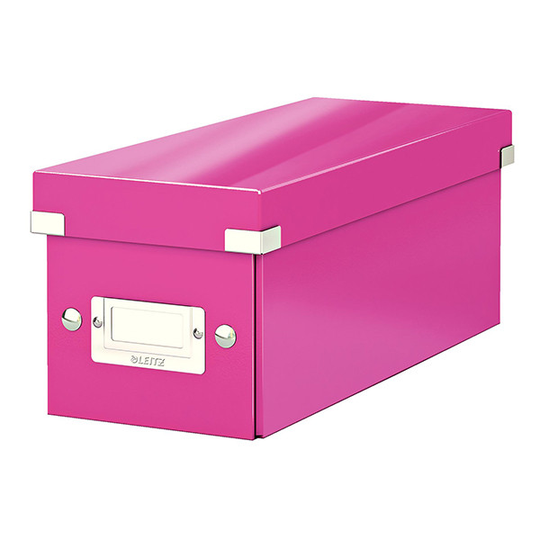 Leitz 6041 WOW Caja de CD Rosa Metalizado 211126 - 1