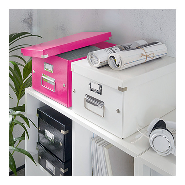 Leitz 6041 WOW Caja de CD Rosa Metalizado 211126 - 4