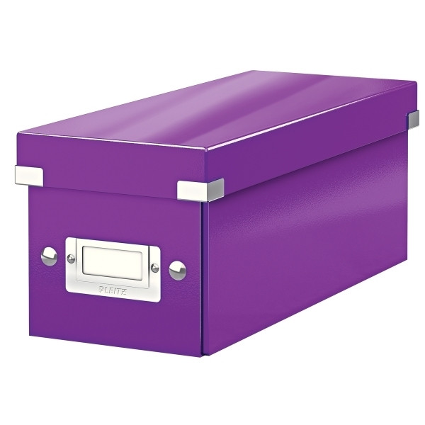 Leitz 6041 WOW Caja de CD Violeta 211744 - 1