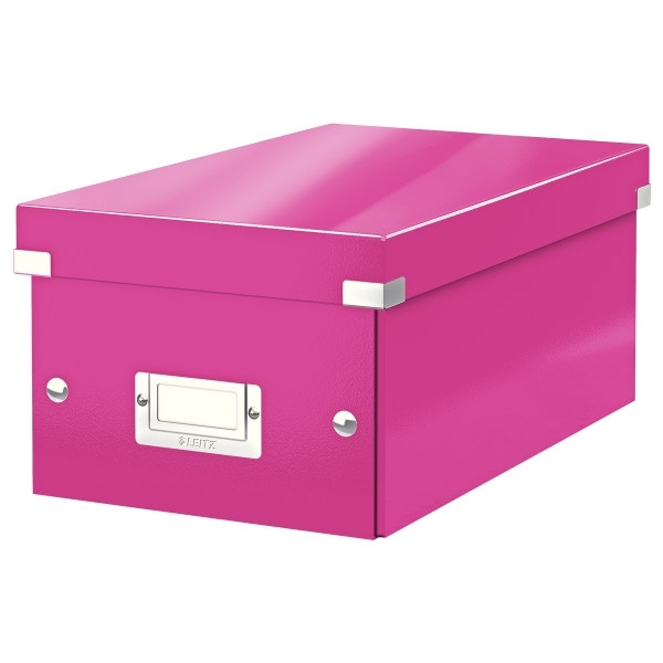 Leitz 6042 WOW Caja DVD Rosa Metalizado 211949 - 1