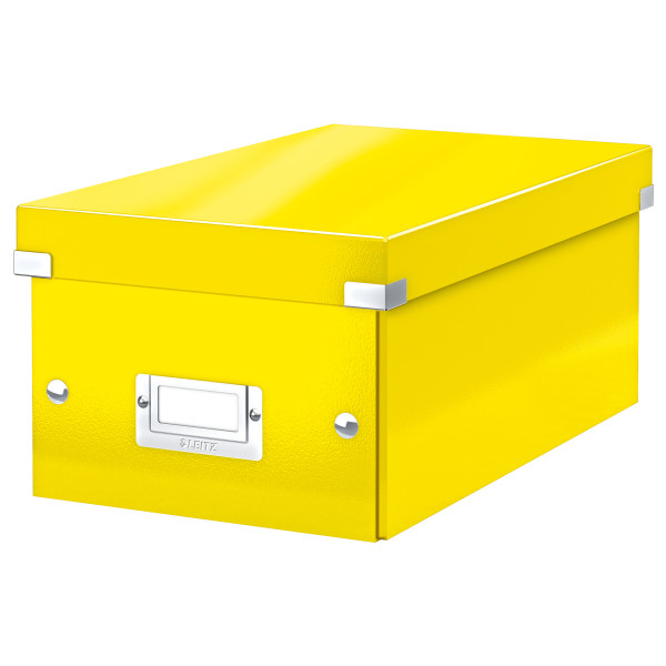 Leitz 6042 WOW Caja de DVD Amarillo 226266 - 1