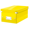 Leitz 6042 WOW Caja de DVD Amarillo