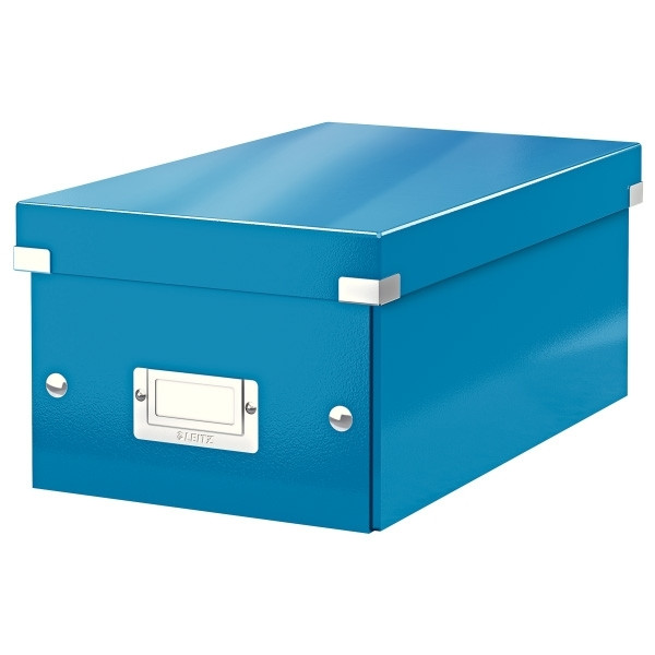 Leitz 6042 WOW Caja de DVD Azul Metalizado 211950 - 1
