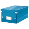 Leitz 6042 WOW Caja de DVD Azul Metalizado