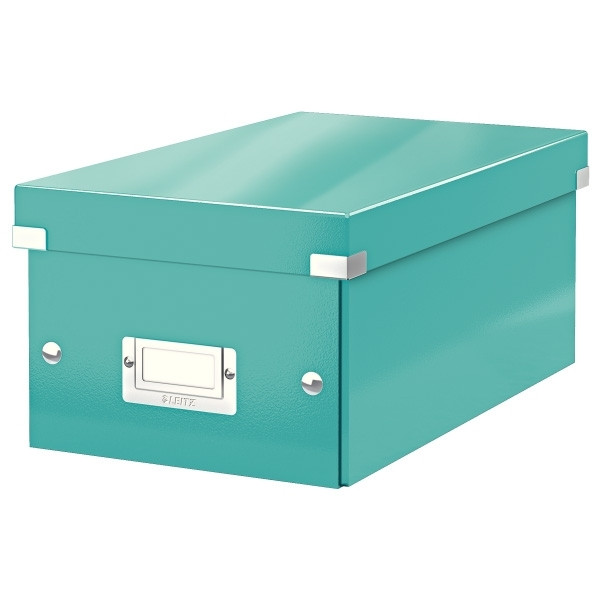Leitz 6042 WOW Caja de DVD Turquesa Metalizado 211952 - 1