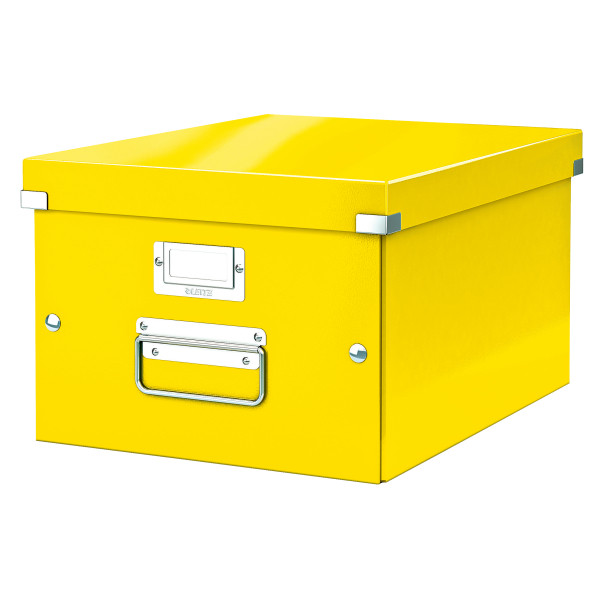 Leitz 6044 WOW caja de almacenamiento mediana amarilla