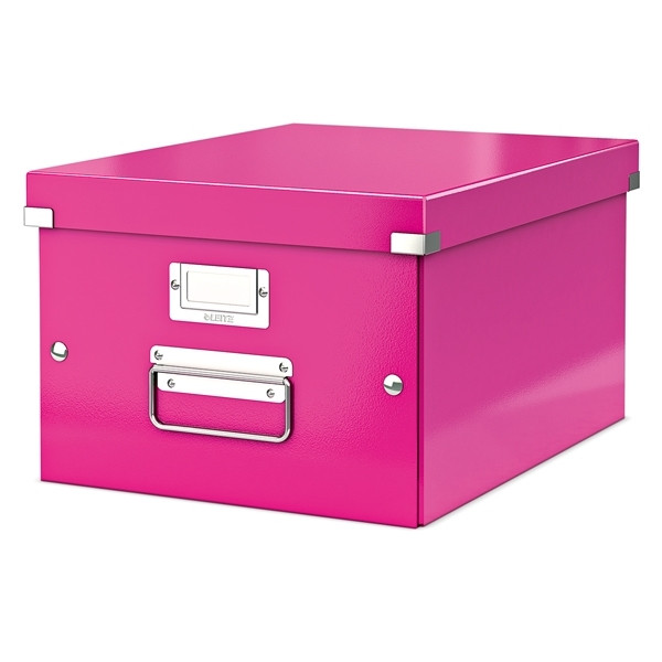 Leitz 6044 WOW caja de almacenamiento mediana rosa metalizado 60440023 211154 - 1