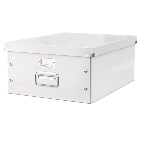 Leitz 6045 WOW caja de almacenamiento grande blanca 60450001 211162 - 1