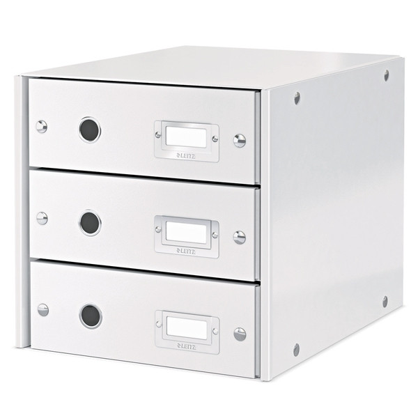 Leitz 6048 WOW cajonera blanco metalizado (3 cajones)