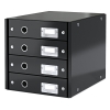 Leitz 6049 cajonera negra (4 cajones) 211188 - 1