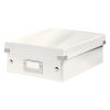 Leitz 6057 WOW caja de clasificación pequeña blanca metalizada 60570001 211956 - 1