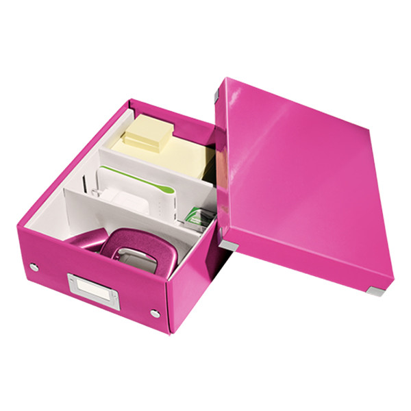 Leitz 6057 WOW caja de clasificación pequeña rosa metalizado 60570023 211957 - 3