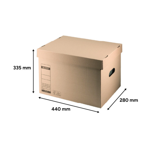 Leitz 6081 caja de archivo y transporte A4 440 x 280 x 335 mm (10 uds) 203854 - 4
