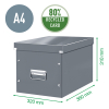 Leitz 6108 cube caja de almacenaje grande negra 61080095 226074 - 2