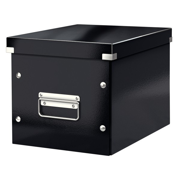 Leitz 6109 cube caja de almacenamiento mediana negra