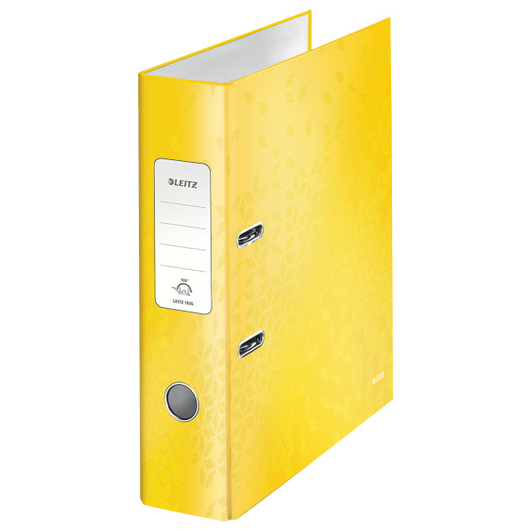 Leitz Archivo A4 | carton | amarillo | 80 mm | Leitz 180° WOW 10050016 226179 - 1