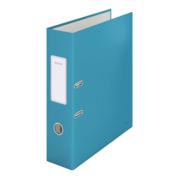 Leitz Archivo A4 | carton | azul sereno | 80 mm | con tacto suave | Leitz Acogedor 180° 10610061 226357 - 1