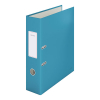 Archivo A4 | carton | azul sereno | 80 mm | con tacto suave | Leitz Acogedor 180°