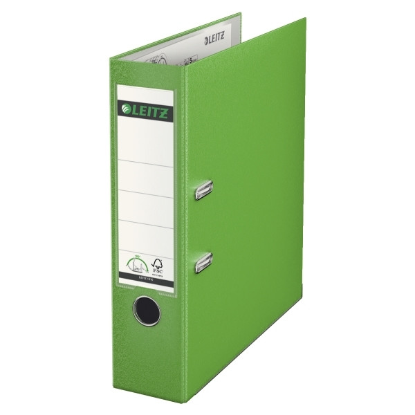 Leitz Archivo A4 | plastico | verde claro | 80 mm | Leitz 1010 10105050 211817 - 1