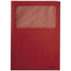 Leitz Carpeta ventana Leitz roja A4 (100 piezas) 39500025 202898