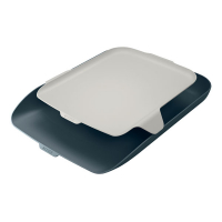 Leitz Cosy bandeja portadocumentos con organizador gris terciopelo 52590089 226423