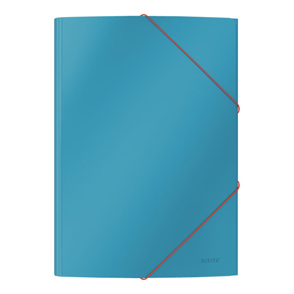 Leitz Cosy carpeta de cartón azul sereno con 3 solapas 30020061 226407 - 1