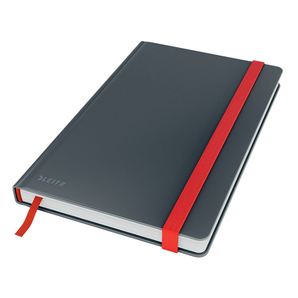 Leitz Cosy libreta A5 rayado tacto suave 90 gramos 96 hojas gris