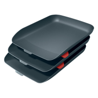Leitz Cozy Bandeja portadocumentos gris terciopelo (3 piezas) 53582089 226420