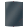 Leitz Cozy carpeta de cartón con 3 solapas gris terciopelo 30020089 226408