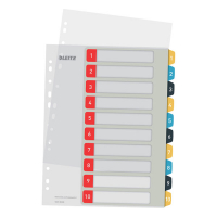 Leitz Cozy separadores imprimibles A4 con 10 pestañas (11 agujeros) 12470000 226367