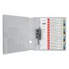 Leitz Cozy separadores imprimibles A4 con 12 pestañas (11 agujeros) 12480000 226368 - 2
