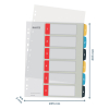 Leitz Cozy separadores imprimibles A4 con 6 pestañas (11 agujeros) 12460000 226366 - 3