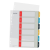 Leitz Cozy separadores imprimibles A4 con 6 pestañas (11 orificios) 12460000 226366 - 1