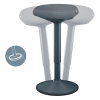 Leitz Ergo Taburete con resorte de gas, color gris oscuro. 202763 - 2