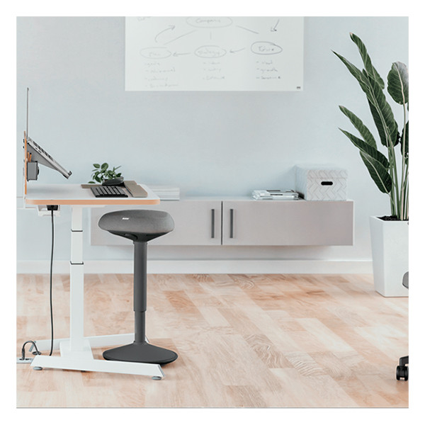 Leitz Ergo Taburete con resorte de gas, color gris oscuro. 202763 - 9