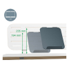 Leitz Ergo tablero perforado de escritorio con soporte para portátil 80 x 25 cm 65490000 202755 - 6