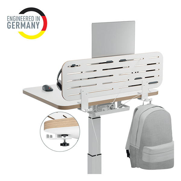 Leitz Ergo tablero perforado de escritorio con soporte para portátil 80 x 25 cm 65490000 202755 - 7