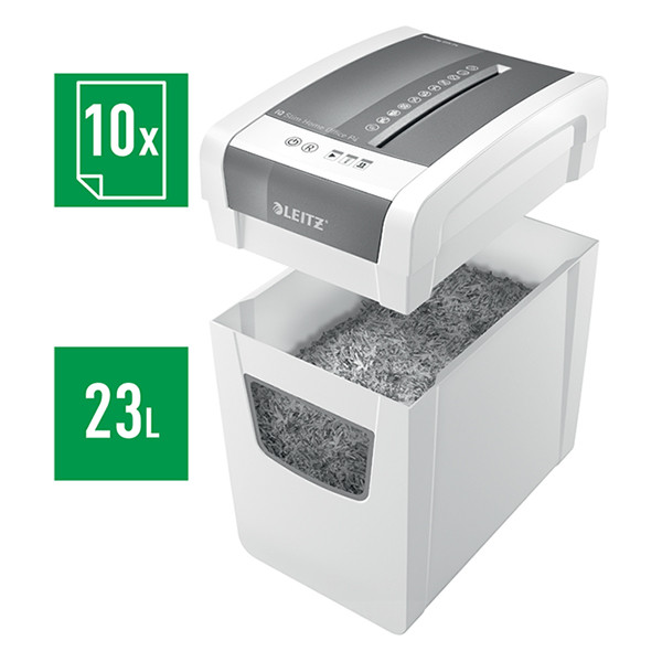 Leitz IQ Slim Home destructora de papel virutas pequeñas 80010000 226114 - 2