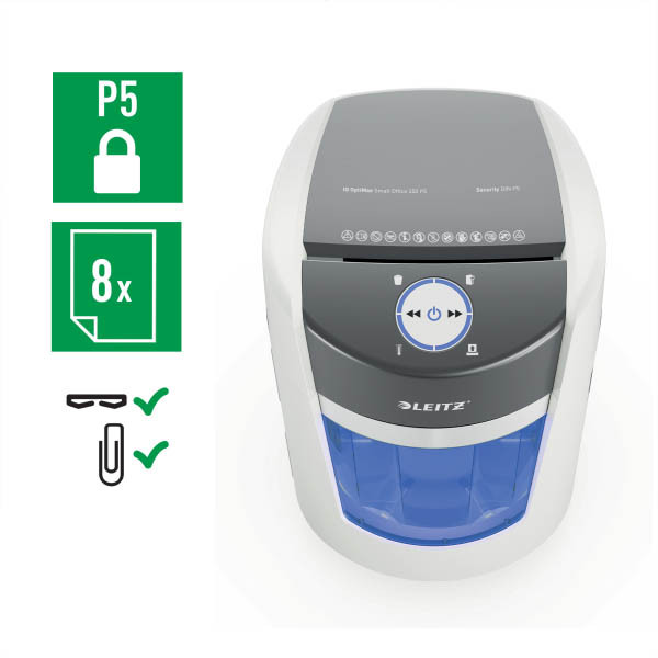 Leitz OptiMax 350 Small Office destructora de papel de microcorte 213466 - 2