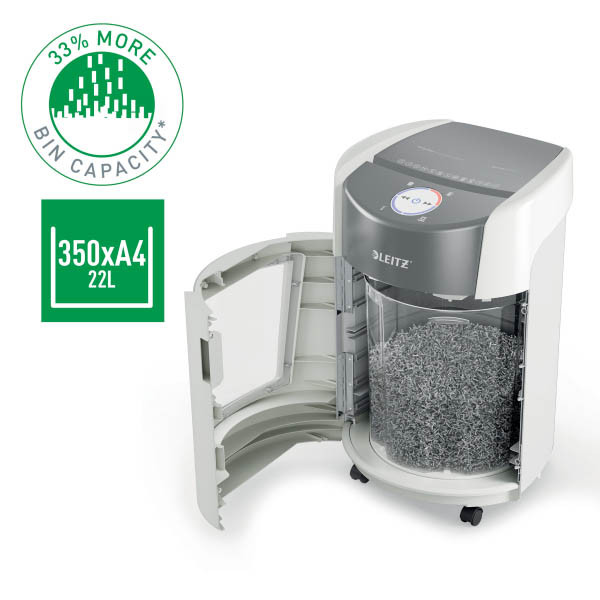 Leitz OptiMax 350 Small Office destructora de papel de microcorte 213466 - 4