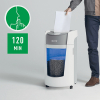 Leitz OptiMax 550 Office destructora de papel de microcorte 227640 - 4