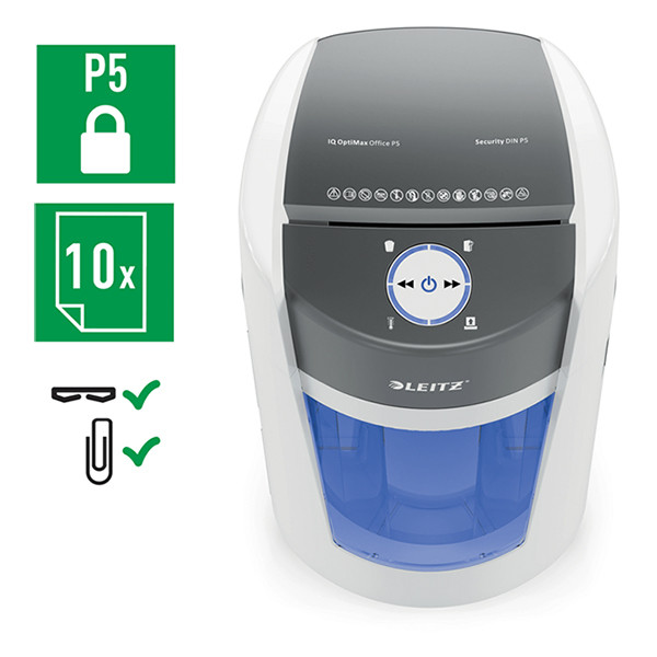 Leitz OptiMax 550 Office destructora de papel de microcorte 227640 - 7