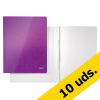 Pack ahorro 10x Leitz 3001 WOW fástener de cartón violeta 280033 - 1