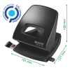 Leitz Perforadora Recycle negra de 2 orificios (30 hojas) 50030095 226497 - 4